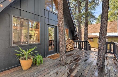 Munds Park House | Deck & Forest Views: Munds Park A-Frame Cabin