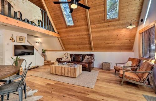 Munds Park House | Deck & Forest Views: Munds Park A-Frame Cabin