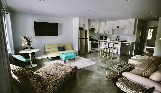 Private, Spacious & Central Suite near lake with AC, 25Km to Whitewater ski hill